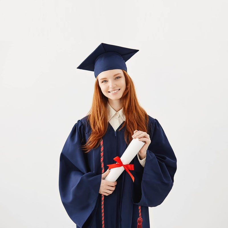 Haconba 25 Pieces Graduation Honor Cord Rayon Braided Honor Cords with Tassel for Graduation Students Bachelor Master Doctoral Gown Grad Decor (Red with Black) - Image 3